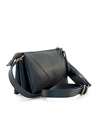 Triple Compartment Crossbody Bag