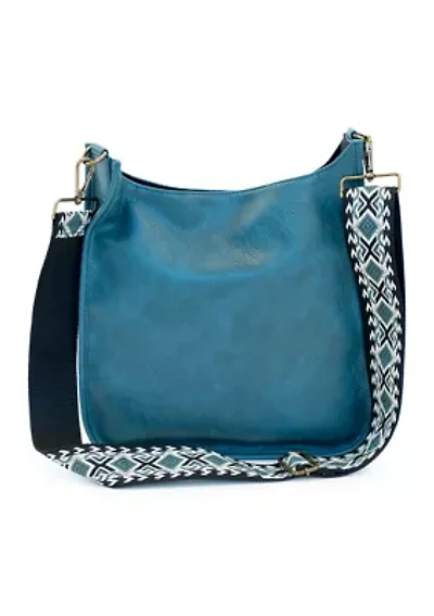 Large Hobo Bag with Guitar Strap