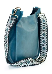 Large Hobo Bag with Guitar Strap