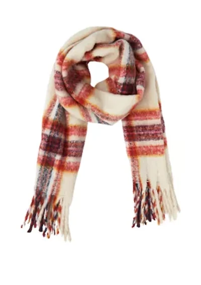 Women's Plaid Noodle Scarf