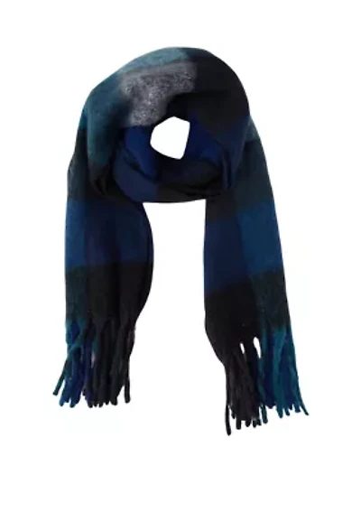 Women's Plaid Noodle Scarf