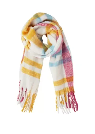 Women's Plaid Noodle Scarf