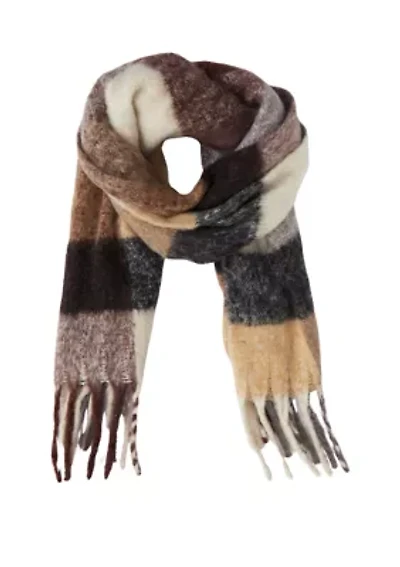 Women's Plaid Noodle Scarf