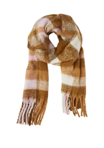 Women's Plaid Noodle Scarf