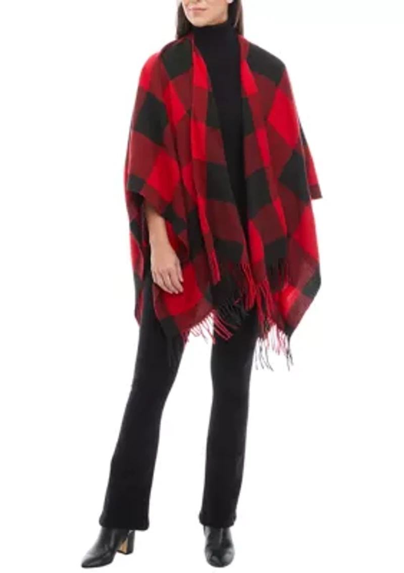 Women's Buffalo Plaid Topper
