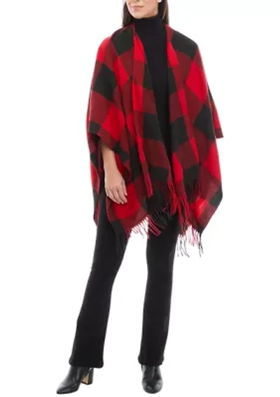 Women's Buffalo Plaid Topper