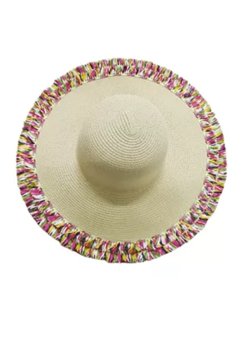 Multi Fringe Floppy Hat