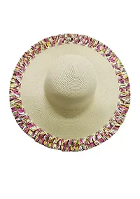 Multi Fringe Floppy Hat 