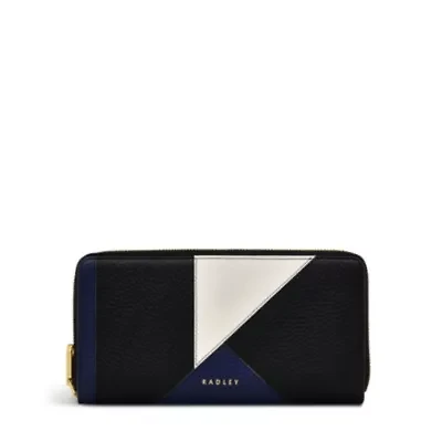 Kensington Place - Patchwork - Large Zip Around Wallet
