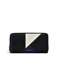 Kensington Place - Patchwork - Large Zip Around Wallet