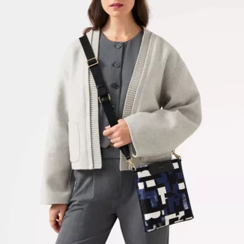 Southwell Gardens - Abstract Geo - Small Ziptop Crossbody