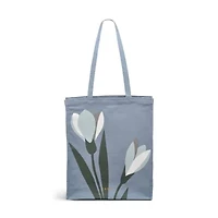 Snow Drops Medium Open Top Tote