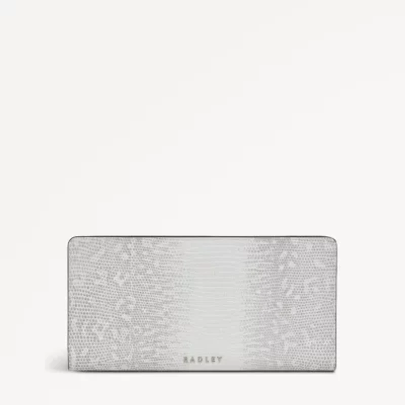 Coin Street Faux Lizard Large Bifold Wallet
