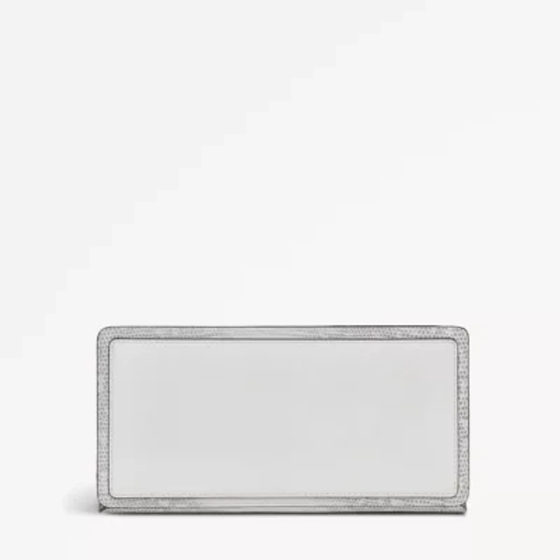 Coin Street Faux Lizard Large Bifold Wallet