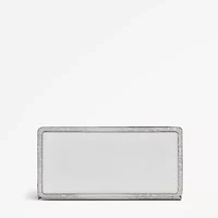 Coin Street Faux Lizard Large Bifold Wallet