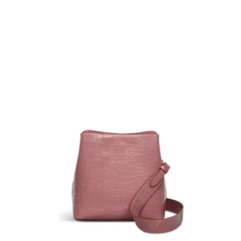 Dukes Place Faux Croc Medium Compartment Crossbody