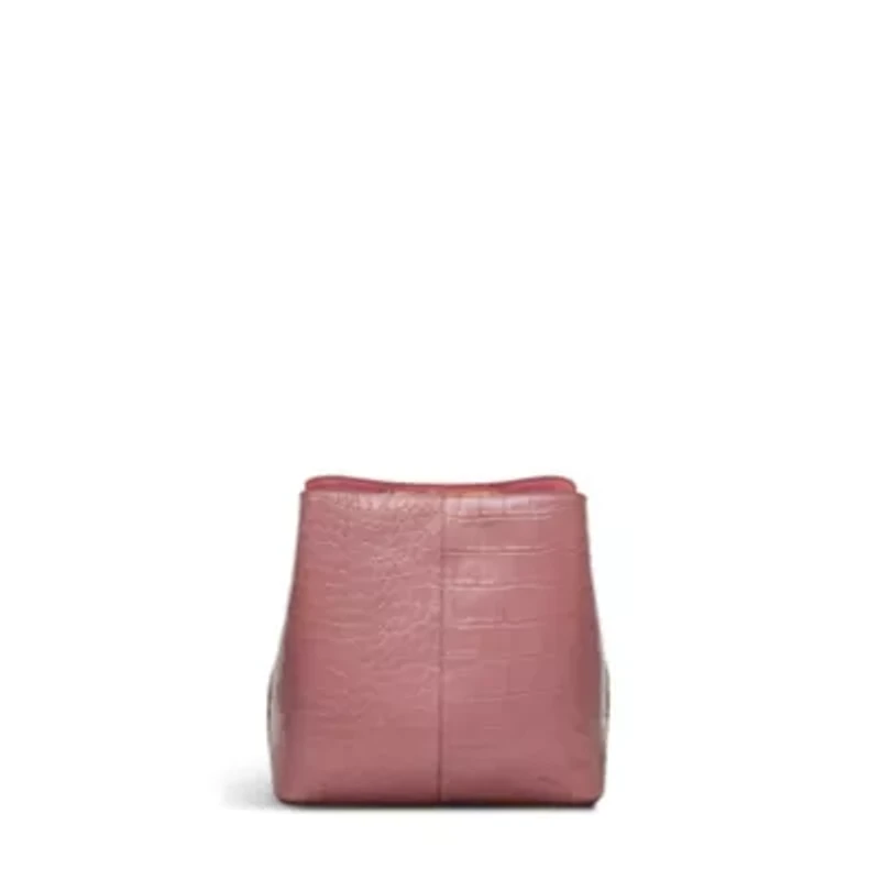 Dukes Place  Faux Croc Medium Compartment Crossbody