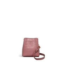 Dukes Place  Faux Croc Small Compartment Crossbody