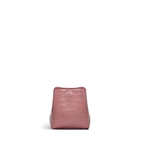 Dukes Place  Faux Croc Small Compartment Crossbody
