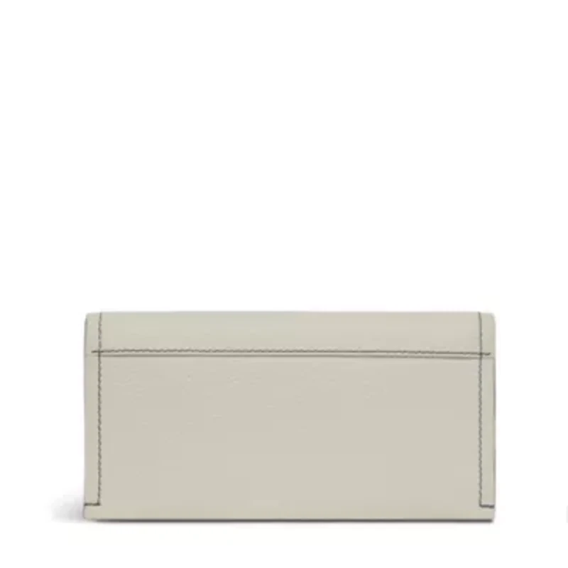 Cut Out Floral Large Flapover Wallet