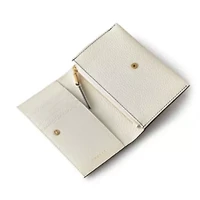 Cut Out Floral Medium Flapover Wallet