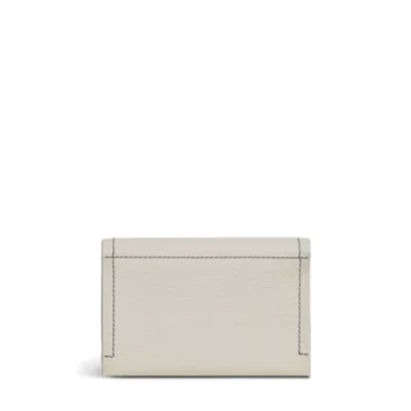 Cut Out Floral Medium Flapover Wallet