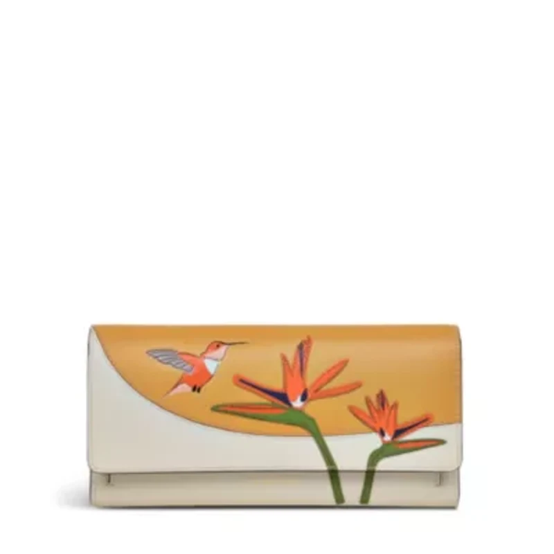 Bird Of Paradise Large Flapover Wallet