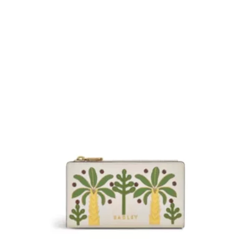 Coin Street - Paradise Palms Medium Ziptop Purse