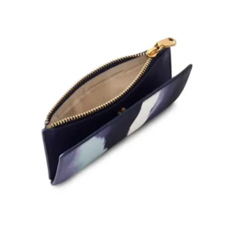 Coin Street  Stripe Medium Ziptop Wallet