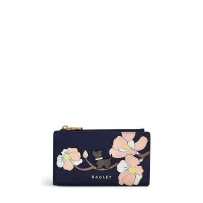 Coin Street Magnolia Medium Ziptop Wallet