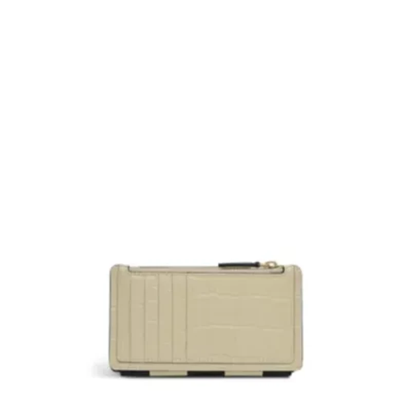 Coin Street Patchwork Medium Ziptop Wallet