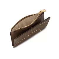 Coin Street - Stud medium Ziptop wallet
