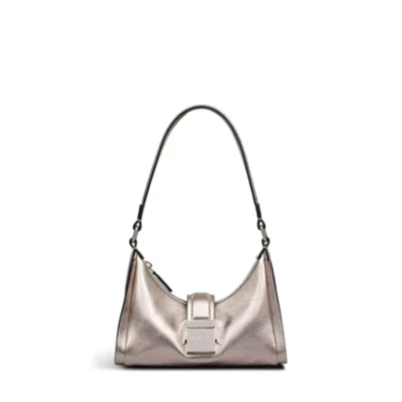 Sloane Mews Metallic Small Ziptop Shoulder