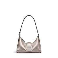 Sloane Mews Metallic Small Ziptop Shoulder