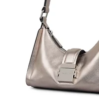 Sloane Mews Metallic Small Ziptop Shoulder