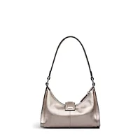 Sloane Mews Metallic Small Ziptop Shoulder