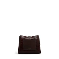 Sloane Mews Faux Croc Small Ziptop Cross Body