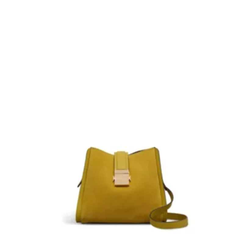 Sloane Mews Suede Small Ziptop Crossbody