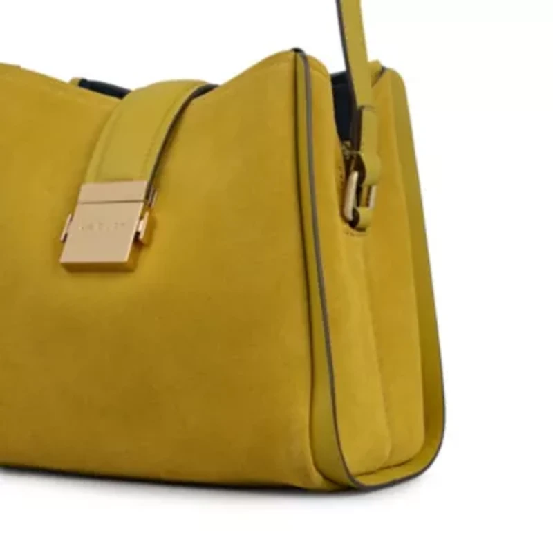 Sloane Mews Suede Small Ziptop Crossbody