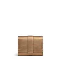 Sloane Mews - Metallic Medium Flapover wallet