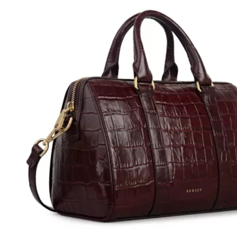 Noble Alley - Faux Croc Medium Ziptop Grab