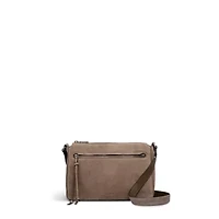 Fountain Park - Suede small Ziptop Cross Body