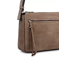 Fountain Park - Suede small Ziptop Cross Body
