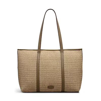 Chartfield Place - Raffialarge Ziptop Tote