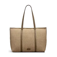 Chartfield Place - Raffialarge Ziptop Tote