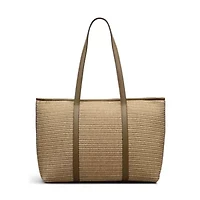 Chartfield Place - Raffialarge Ziptop Tote