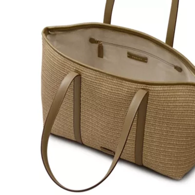 Chartfield Place - Raffialarge Ziptop Tote