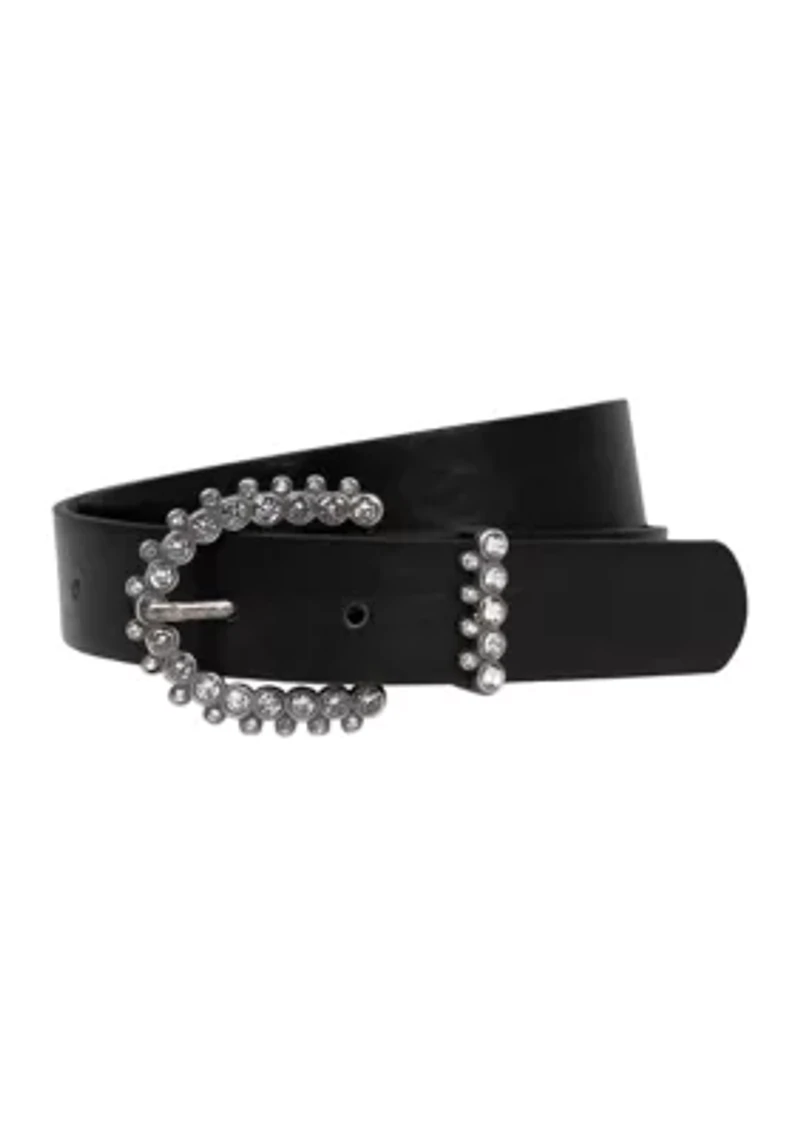 30 Millimeter Embellished Buckle Belt