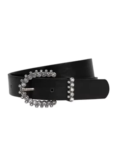 30 Millimeter Embellished Buckle Belt