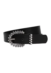 30 Millimeter Embellished Buckle Belt